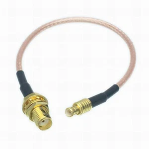 SMA Female Jack to MCX Male Plug Straight RF Pigtail Cable RG316 Cord Adapter - Picture 1 of 3