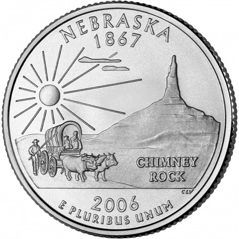 2006 P - Nebraska - State Quarter Cover