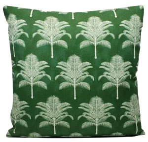 Tommy Bahamas Palm Life Green Outdoor Decorative Pillow 17" Cover - Picture 1 of 6