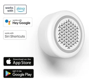 Hama WLAN Alarmsirene WiFi Smart Sirene Temperatur Luftfeuchtigkeit Sensor 499 - Bild 1 von 6
