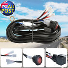Led Light Bar Wiring Harness Kit 2 Lead Universal 12v 40amp Relay On/off Switch