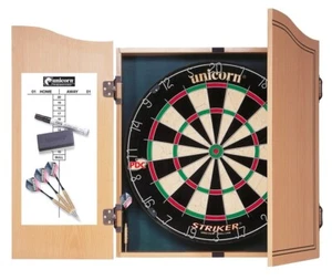 Unicorn Striker Home Dart Center | Holzkabinett Dartboard Darts Schreibtafel - Bild 1 von 2