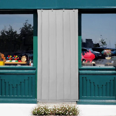 Cubierta de puerta de pantalla engrosada de algodón con protección contra el frío aislante de puerta de puerta de invierno Foto 1 de 4