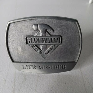 Handyman Club Of America 1996 miembro de la vida cinturón hebilla martillo - Imagen 1 de 9