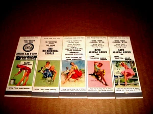 Universal Match Co. Set # 1 1954Matchbook Covers Set Of 5 – Rare – Original - Picture 1 of 3
