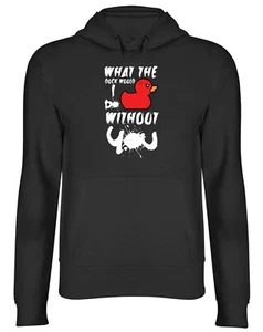 Leavers What The Duck Would I Do Without You Men Women Hooded Top Hoodie Gift - Picture 1 of 6