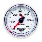 Auto Meter Boost Gauge 7105; C2 Boost 0 to 60 psi 2-1/16&quot; Full Sweep Mechanical