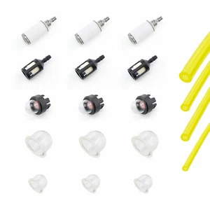 Benzinschlauch Primer Bulb Benzin Kraftstoffpumpe Filter Saugkopf Reparatursatz - Bild 1 von 5