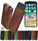 Hülle für iPhone 14 Leder Tasche Schutz Etui passend mit Apple MagSafe Bumper
