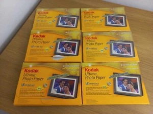 KODAK Ultima 270gm TOUTES les imprimantes à jet d'encre PAPIER PHOTO - ULTRA BRILLANT - 10x15cm / 4x6in - Photo 1/6