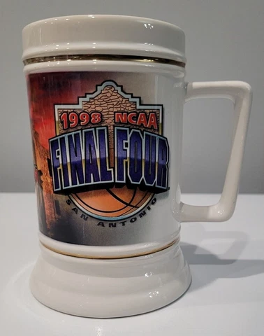 1998 NCAA Final Four San Antonio Cup Mug Beer Stein Large Cover