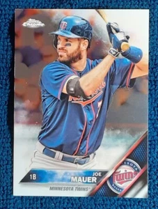 2016 Topps Chrome #82 Joe Maurer HOF Inductee Minnesota Twins - Picture 1 of 5