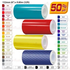 Auto Zierstreifen PinStripe AUFKLEBER Linienband Folie Dekorstreifen 152mm 6" - Bild 1 von 50