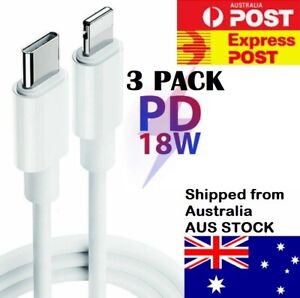 3 X PD 18W MFi Certified Charging Type-C to Lightning Cable For Apple iPhone