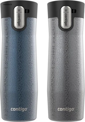 Contigo AUTOSEAL West Loop 20oz Travel Mug 2-Pack Crystal Blueberry Crystal - Image 1 of 4