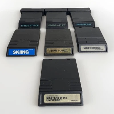 Intellivision Games Lot Of 7 Masters of the Universe, Bomb Squad, Skiing Etc - Image 1 of 4