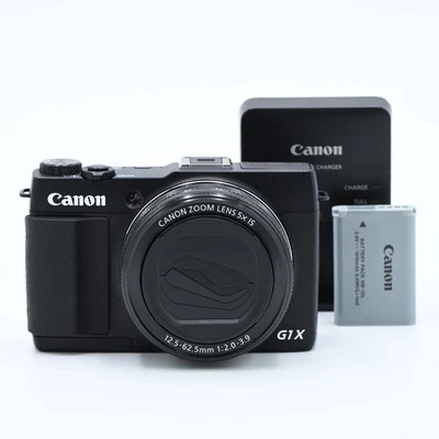 Canon PowerShot G1 X Mark II kompakte Digitalkamera 12,8 MP getestet japanisc... - Bild 1 von 4