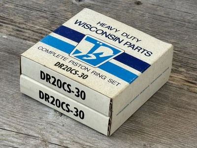 Набор поршневых колец большого размера Wisconsin DR20CS-30 .030 для TF, TH, THD, TJD - Изображение 1 из 4