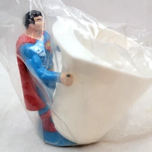 Vintage 1988 DC Comics Superman "Figurine Cupholder" in Packaging - Picture 1 of 4