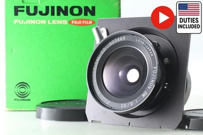 [Near MINT in Box] Fujifilm Fuji Fujinon SW 90mm f8 Lens Linhof Seiko From JAPAN - Image 1 of 4