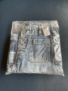 Gap Girls High Rise Stride Wide-Leg Ankle Jeans (Size 8 - Medium Wash) - Picture 1 of 3
