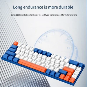Three Mode Connectivity Keyboard with Smart AI Features and Compact Design - Bild 1 von 12