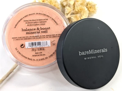 NEW BIG 28g!💋bareMinerals Balance & Boost Mineral Veil Loose Finishing Powder - Image 1 of 4