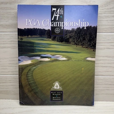 The 74th PGA Championship Official Golf Program from Bellerive CC 1992 - Image 1 of 4