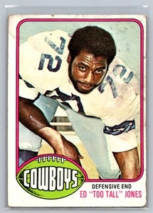 Ed "Demasiado Alto" Jones 1976 Topps Dallas Cowboys #427 RC - Imagen 1 de 2
