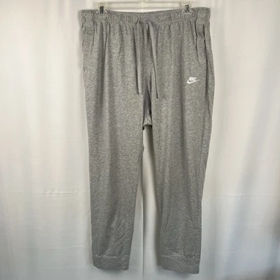 Pantalones deportivos Nike Sportswear grises talla 3XL altos bolsillos gruesos con cordón Foto 1 de 4