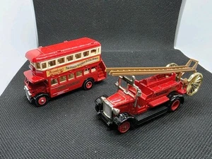 Lledo Days Gone Hamleys Made in ENGLAND - Doppeldeckerbus & Feuerwehr - Bild 1 von 13