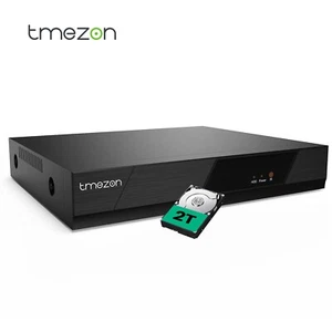 TMEZON 1080P 8ch DVR 5in1 Video Recorder for CCTV Security Camera System 2TB HDD - Picture 1 of 8