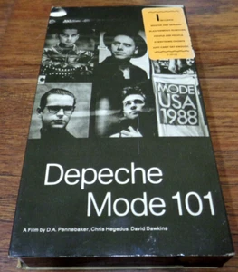 DEPECHE MODE 101 CONCERT/DOC VHS (1988 MUTE/WARNER) VG TESTED PASADENA ROSE BOWL - Bild 1 von 6
