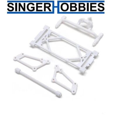 LOSI LOS-2404 Front Wing Mount Set, White: 22S Sprint HH - Image 1 of 2