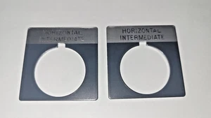 Allen Bradley 800T Horizontal Intermediate Legend Plate Free Shipping Canada USA - Bild 1 von 1