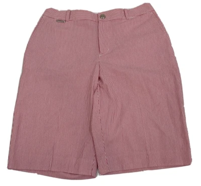 Bermudas LRL Lauren Ralph Lauren a Rayas Tiro Medio Hasta la Rodilla Foto 1 de 4