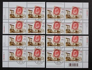 CANADA 2003 #1956, 48c Queen Victoria Matched Inscription Plate Blocks Mint NH - Picture 1 of 1