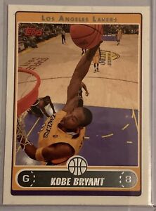 2006-07 Topps #8 Kobe Bryant - Beckett Value 8,00/20,00