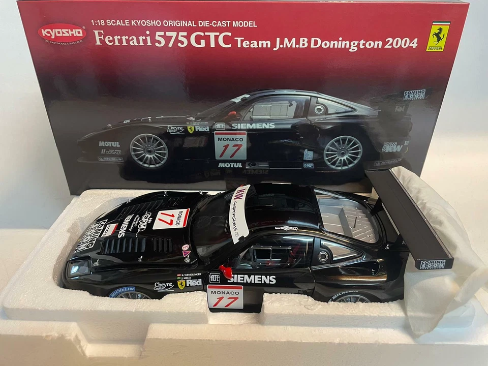 Kyosho Ky8393c Ferrari 575 GTC N.17 Winner FIA GT Donington 2004 Wendlinger-melo