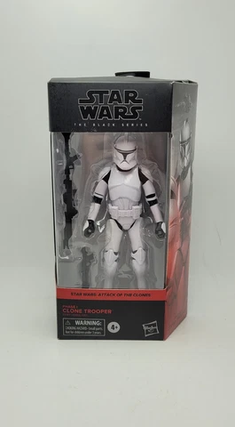 Star Wars The Black Series CLONE TROOPER 6' Figure NIB Attack Of The Clones Cover