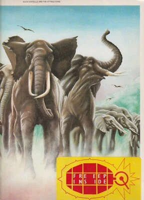 elvis Costello armed force lp uk original with sticker NO 7" - Image 1 of 4