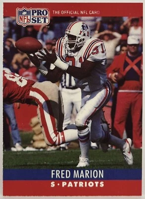 Fred Marion - 1990 Pro Set - Hanging Belt Airbrushed #204  Rare Vintage Card - Image 1 of 2