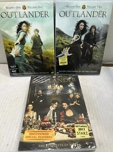 Outlander Season 1 & 2 DVD Lot New Sealed Free Shipping - Imagen 1 de 2