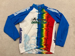 Schlumberger Cycling Club Jacket Mens Size XL Windbreaker Suarez - Picture 1 of 8