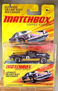 2010 Matchbox Lesney Edition '72 LOTUS EUROPA SPECIAL Purple w/Black Spoke Wheel - Picture 1 of 6