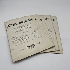 Come Unto Me Anthem Schuberts Serenade SATB Chormusik Konvolut 14 Exemplare - Bild 1 von 8