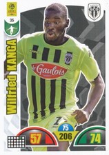 035 WILFRIED KANGA # SCO.ANGERS CARD ADRENALYN LEAGUE 1 2019 PANINI