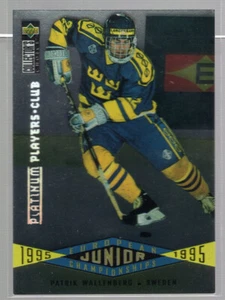 * 1995-96 Collector's Choice - Platinum Player's Club [#352] PATRIK WALLENBERG - Picture 1 of 1