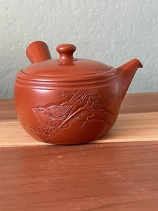 Clay Mini teapot With Stamp 5x3 Inches - Picture 1 of 9