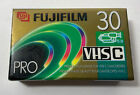 Fuji Pro VHS-C TC-30 Camcorder Tapes High Grade New Sealed in Package